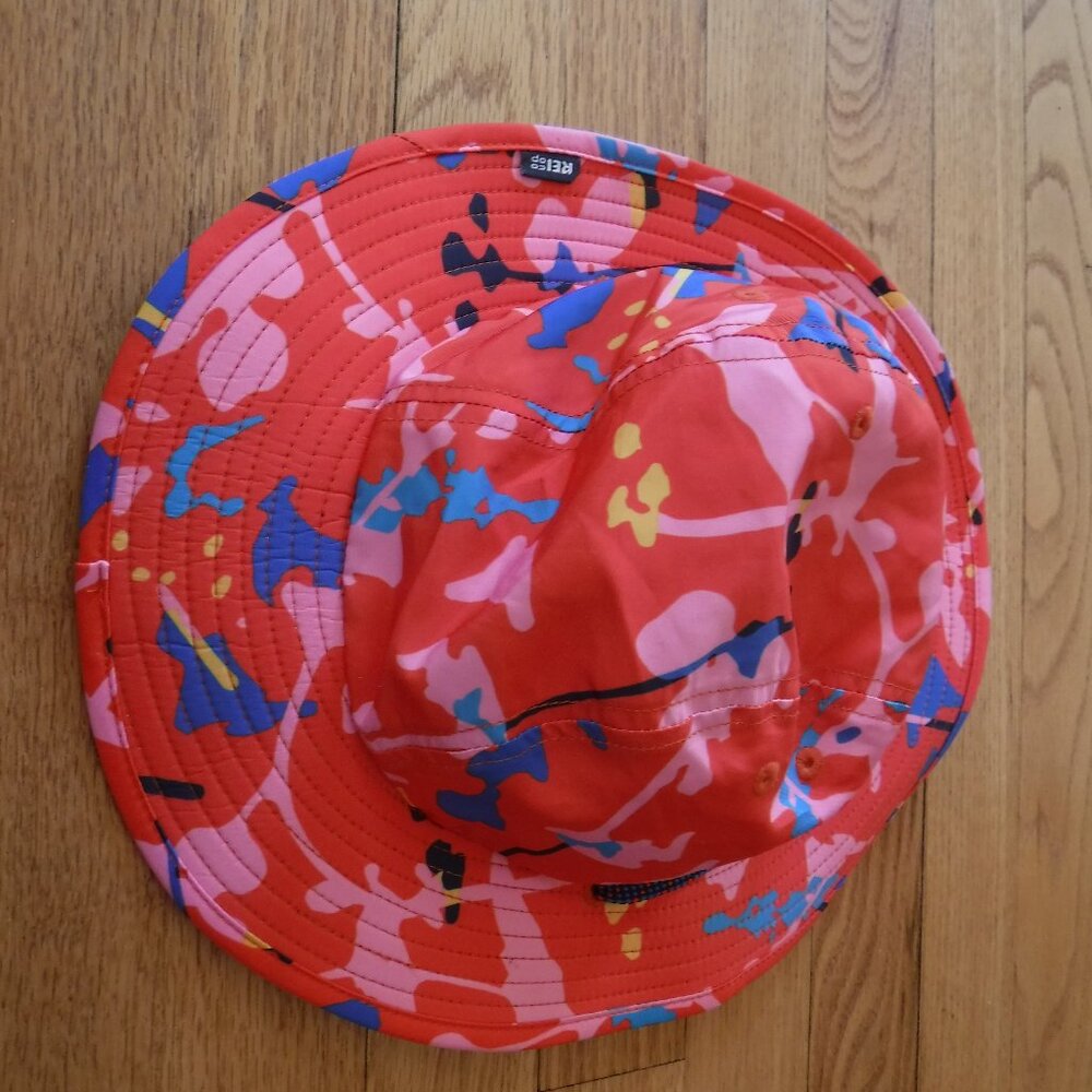 REI Zonai Kids Sun Hat Red Pink Blue